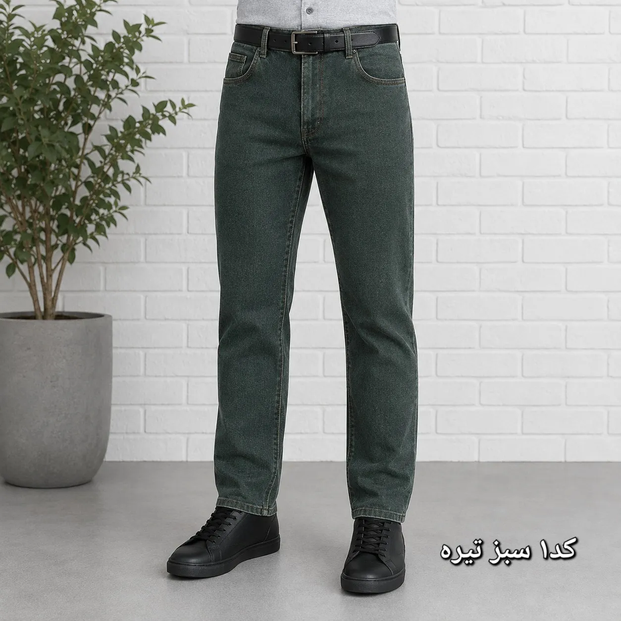 شلوار جین مردانه راسته پنبه کش سایز 40 تا 58 رنگی