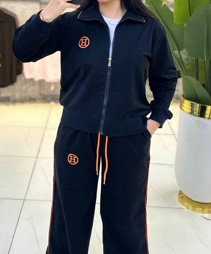 سیوشرت شلوار زنانه دورس۲نخ گرم مدل هرمس و پولو