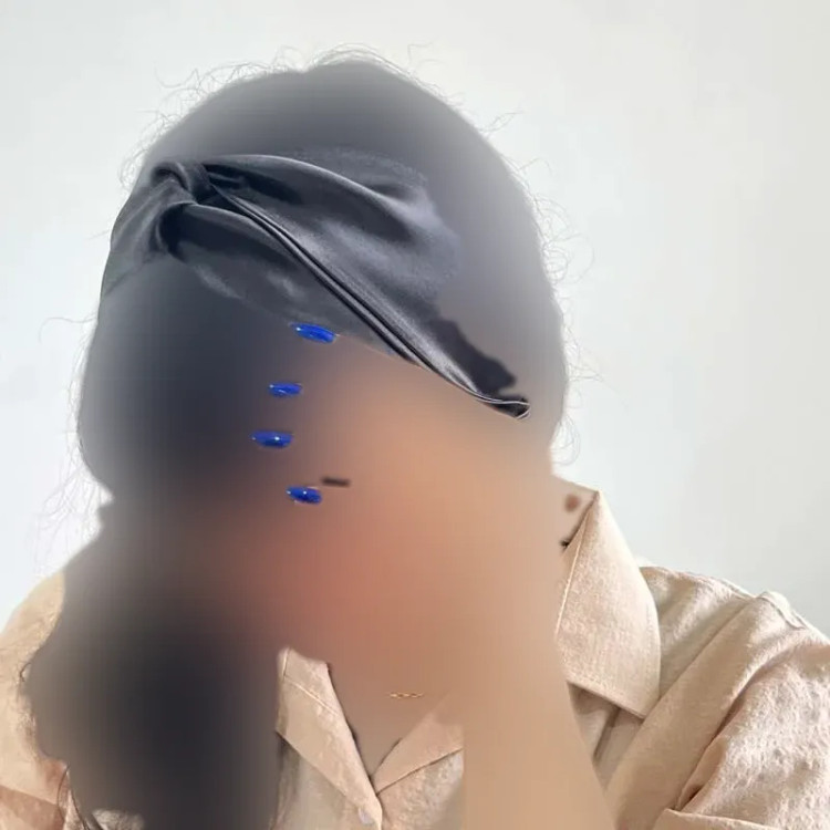 هدبند ساتن گره ای