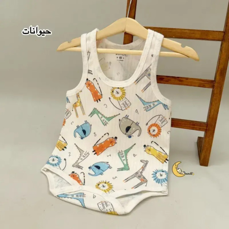 بادی رکابی بچگانه کوالا کیدز نخ پنبه کبریتی زیردکمه